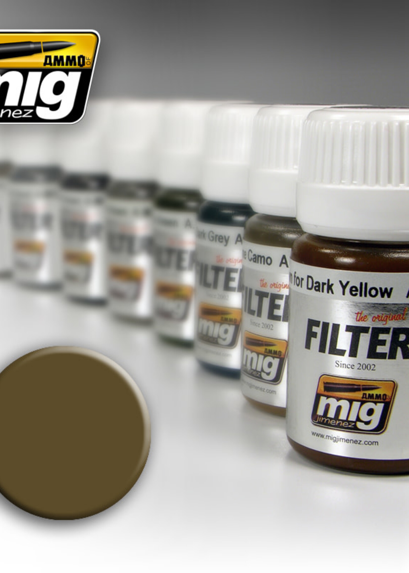 AMMO MIG AMMO MIG 1504 BROWN FOR DESERT YELLOW JAR 35 ML