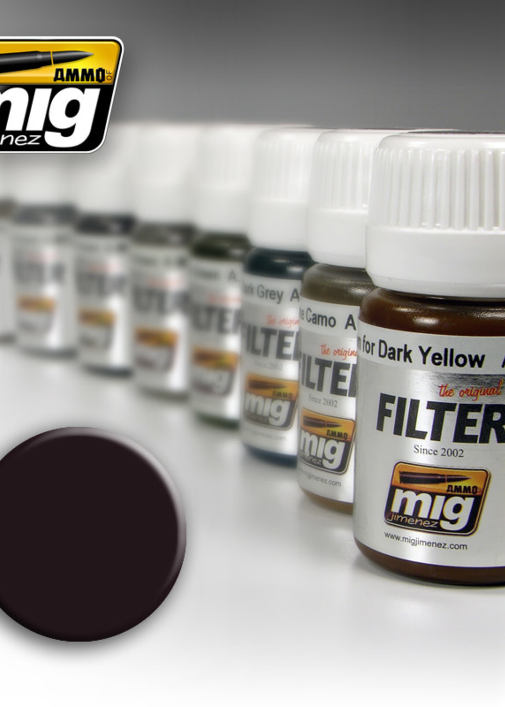 AMMO MIG AMMO MIG 1506 BROWN FOR DARK GREEN JAR 35 ML