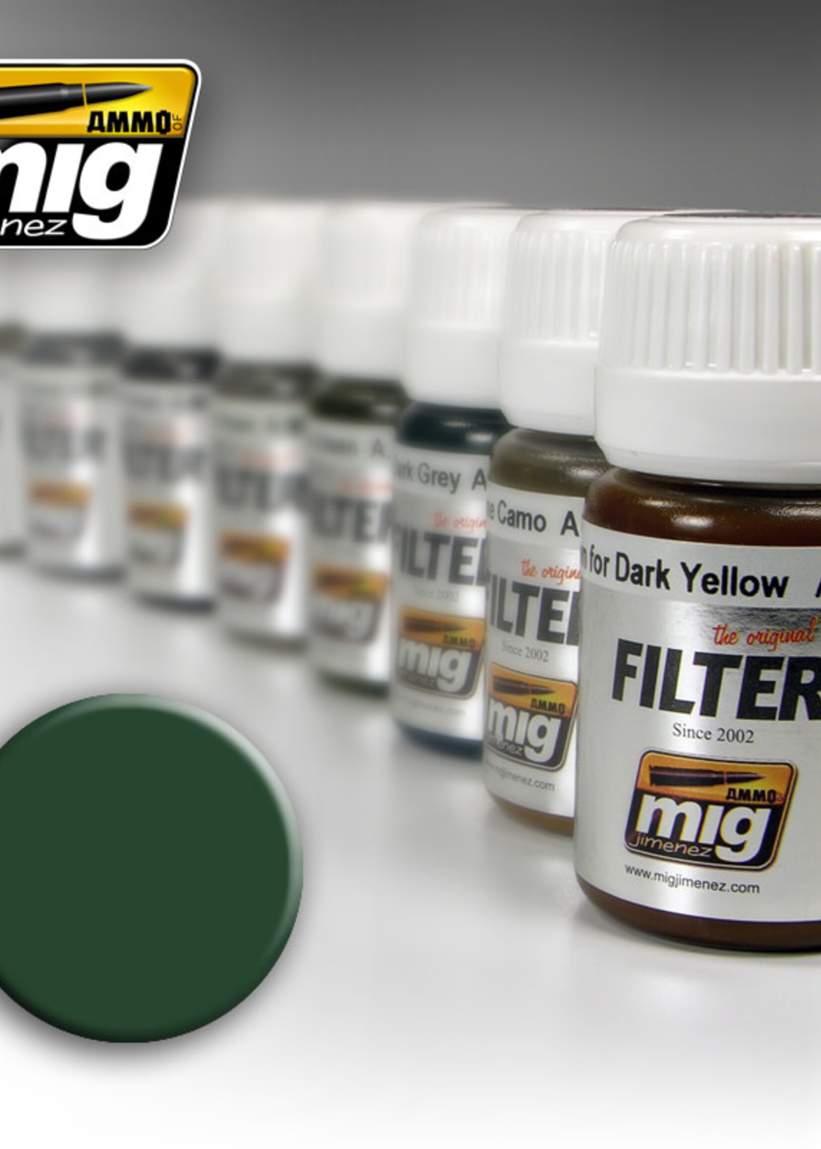 AMMO MIG AMMO MIG 1508 GREEN FOR GREY GREEN JAR 35 ML