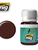 AMMO MIG AMMO MIG 1605 PANEL LINE WASH DARK RED BROWN JAR 35 ML