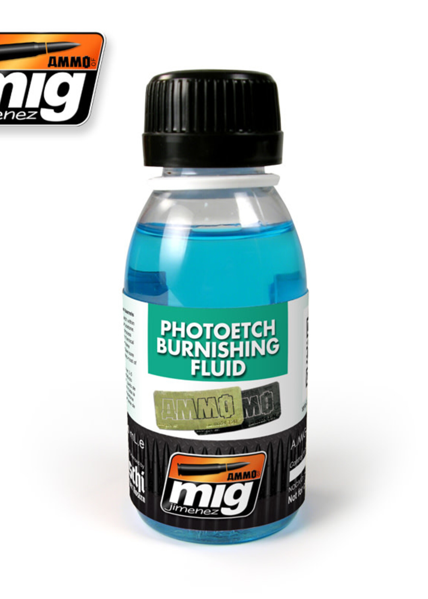 AMMO MIG AMMO MIG 2021 PHOTOETCH BURNISHING FLUID JAR 100 ML