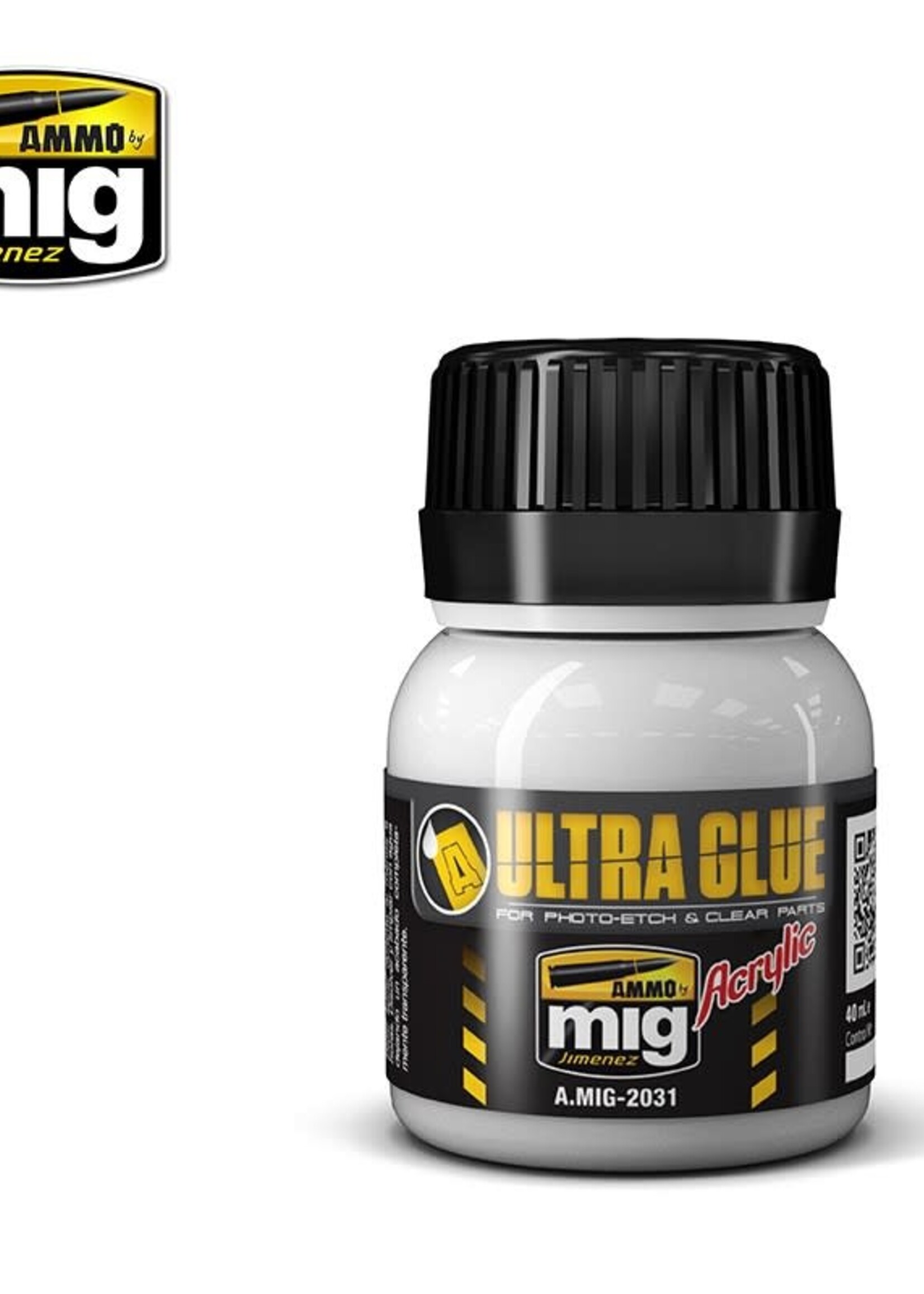 AMMO MIG AMMO MIG 2031 ULTRA GLUE - ETCH CLEAR PARTS JAR 40 ML
