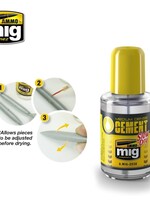 AMMO MIG AMMO MIG 2038 MEDIUM DENSE CEMENT - SLOW DRY GLUE JAR 30 ML