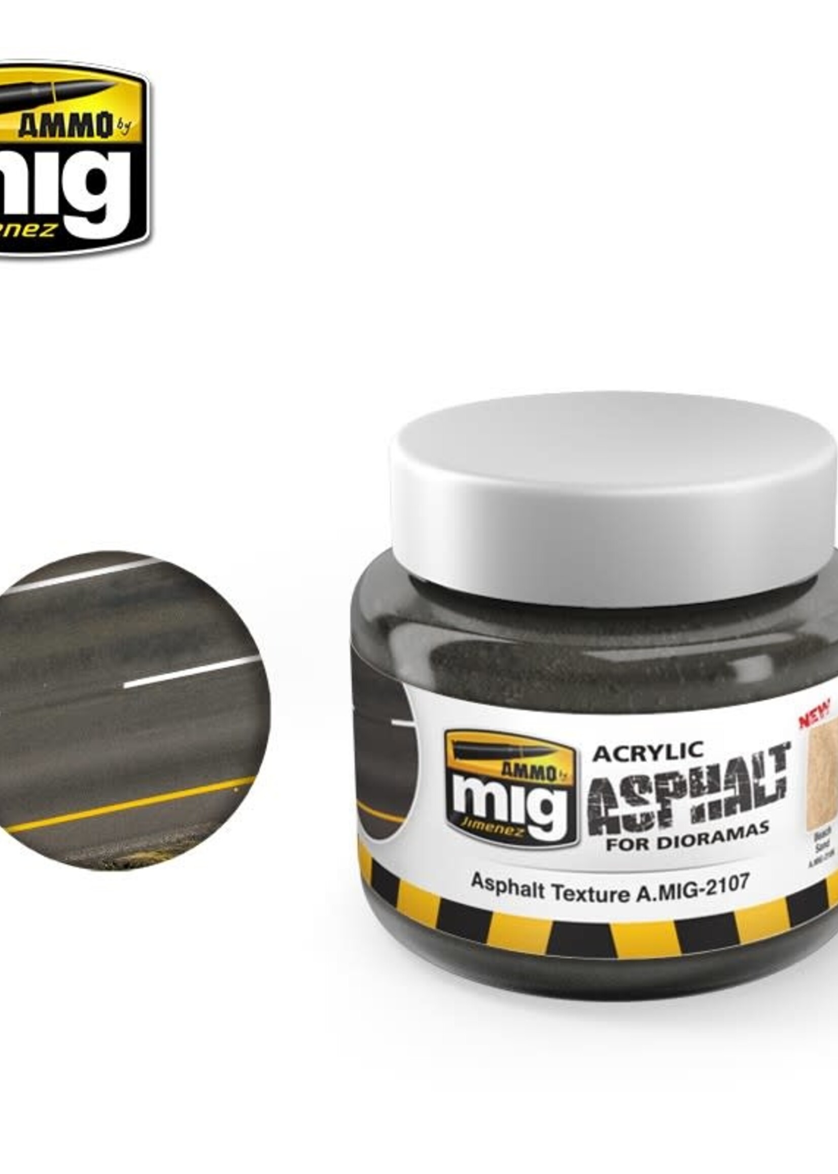 AMMO MIG AMMO MIG 2107 ASPHALT GROUND JAR 250 ML