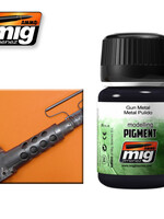 AMMO MIG AMMO MIG 3009 SUPERFINE PIGMENT GUN METAL JAR 35 ML