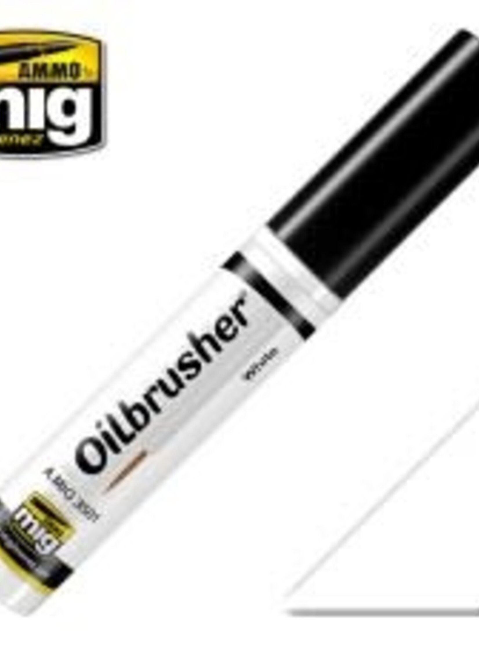 AMMO MIG AMMO MIG 3501 OILBRUSHERS WHITE JAR 10 ML