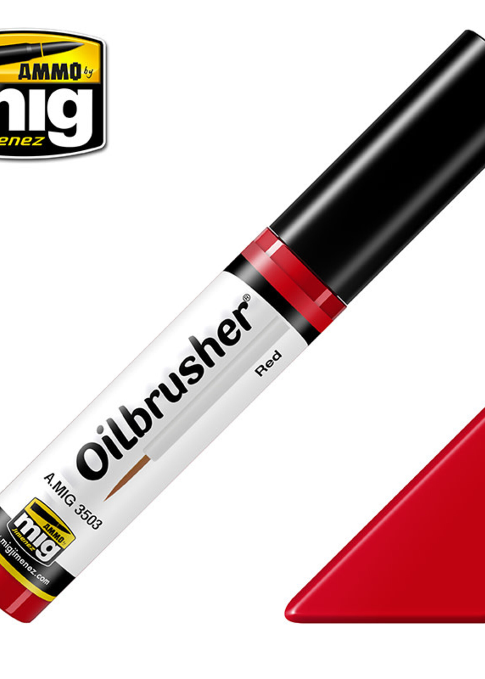 AMMO MIG AMMO MIG 3503 OILBRUSHERS RED JAR 10 ML