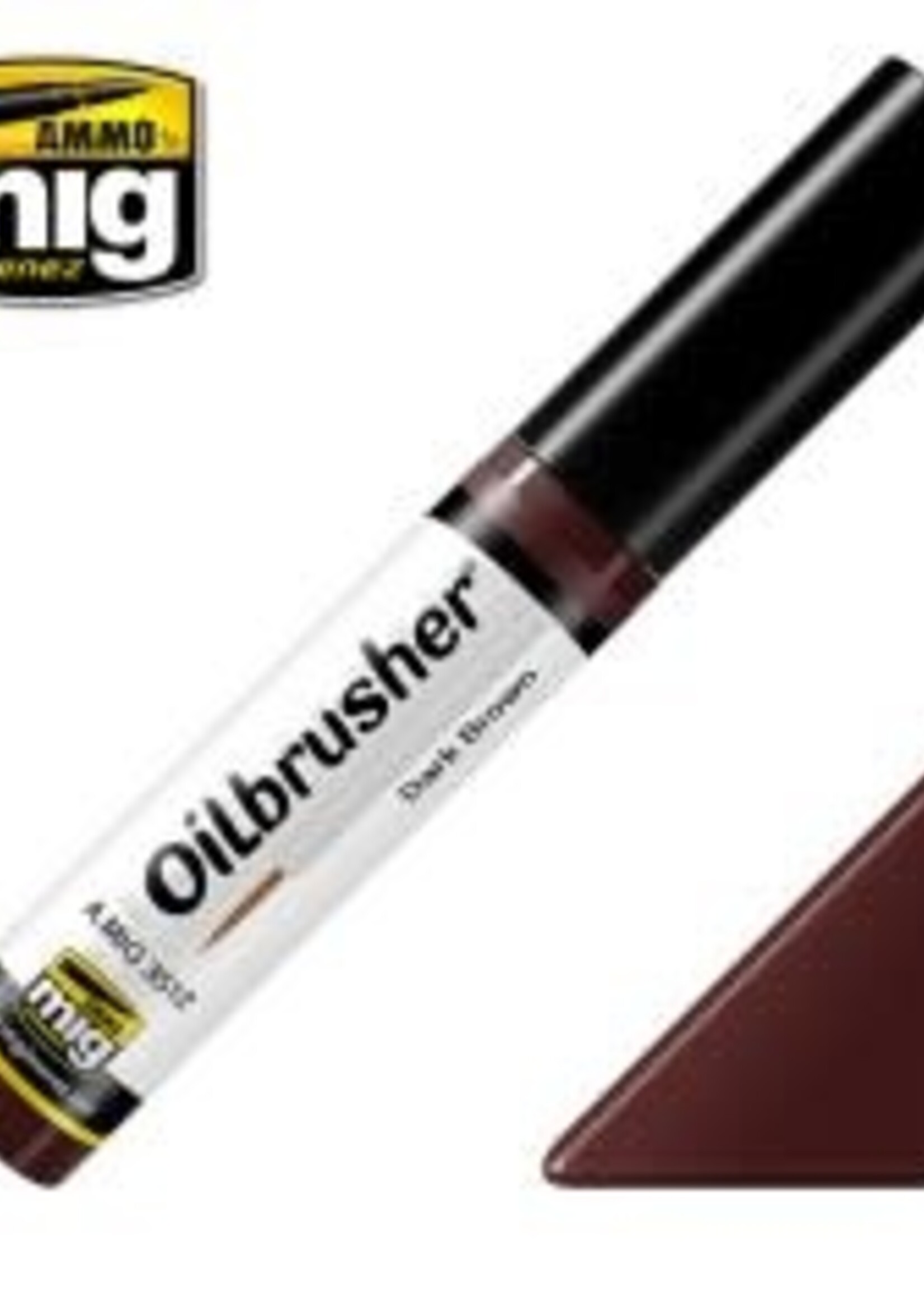 AMMO MIG AMMO MIG 3512 OILBRUSHERS DARK BROWN JAR 10 ML
