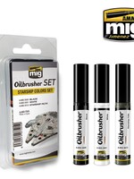 AMMO MIG AMMO MIG 7505 OILBRUSHER SET STARSHIP COLORS 3 JARS 35 ML