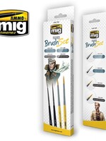 AMMO MIG AMMO MIG 7600 BRUSH SET FIGURES 4 PCS.