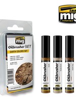 AMMO MIG AMMO MIG 7512 OILBRUSHER SET EARTH COLORS 3 JARS 35 ML