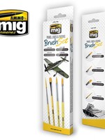 AMMO MIG AMMO MIG 7605 BRUSH SET PANEL LINES AND FADING 4 PCS.