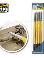 AMMO MIG AMMO MIG 7606 BRUSH SET RUBBER 5 PCS.