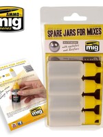 AMMO MIG AMMO MIG 8004 SPARE JARS FOR MIXES 4 X 17 ML