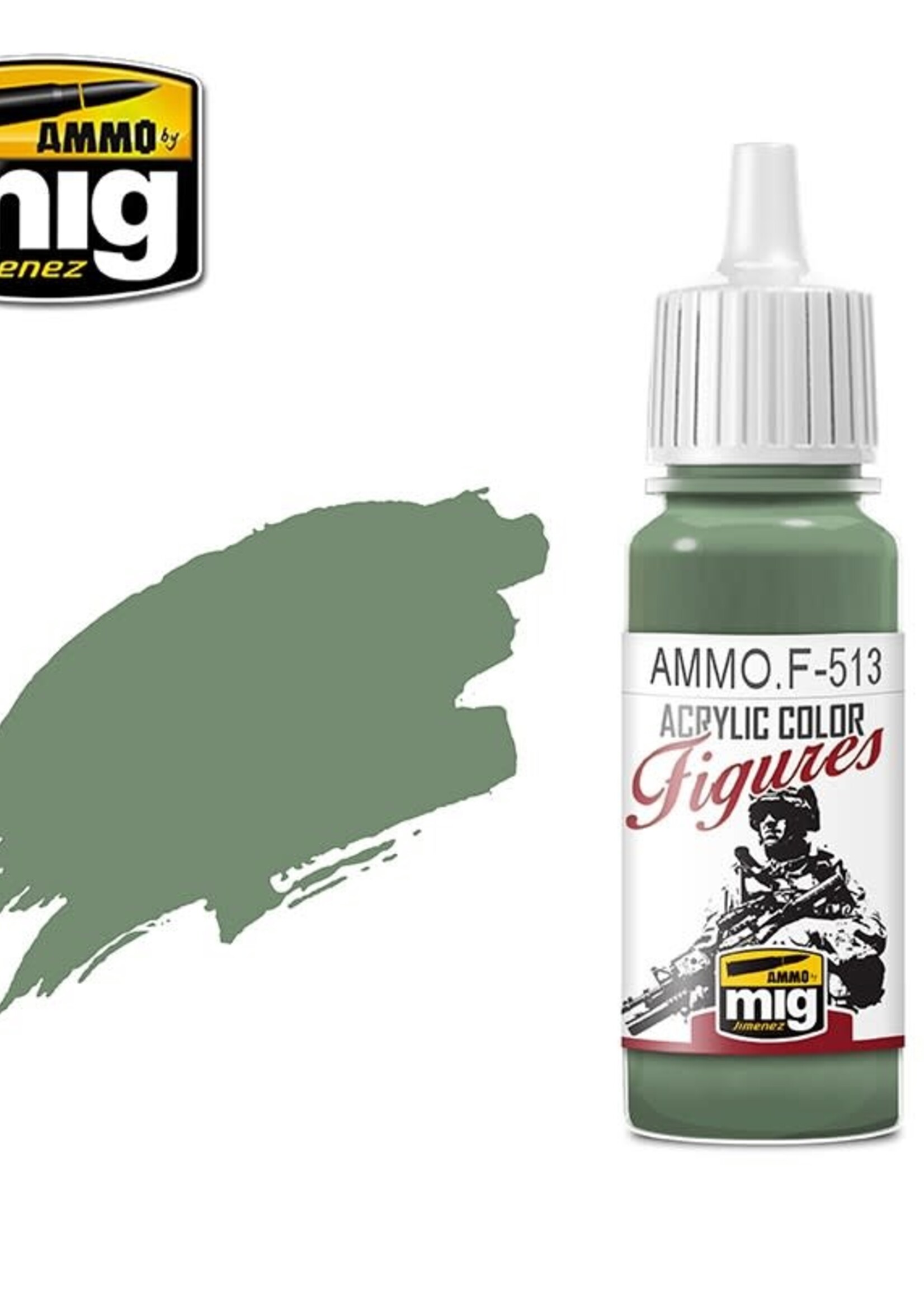 AMMO MIG AMMO MIG -F513 FIGURES PAINTS FIELD GREY HIGHLIGHT FS-34414 JAR 17ML