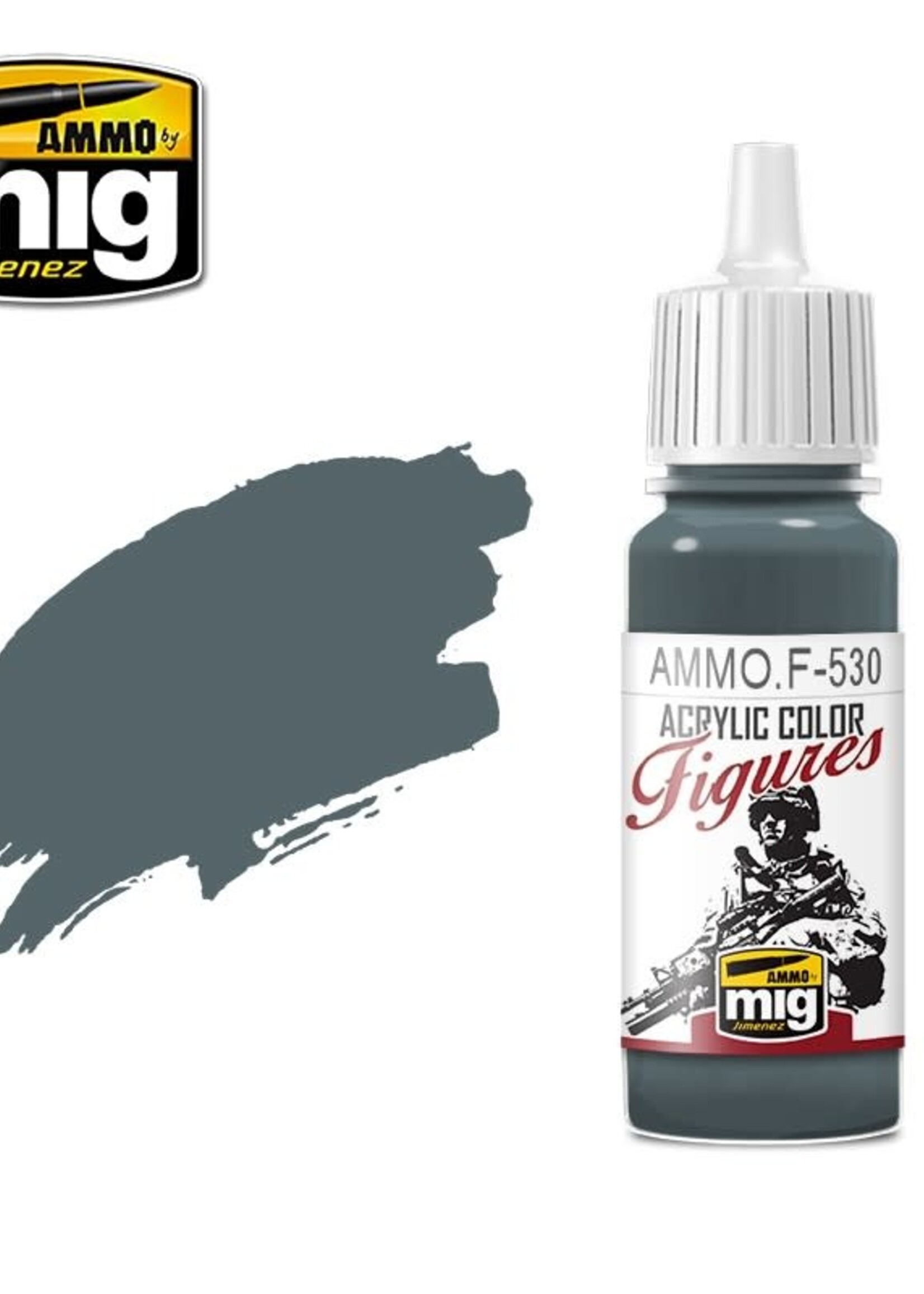 AMMO MIG AMMO MIG -F530 FIGURES PAINTS BLUISH GREY JAR 17ML