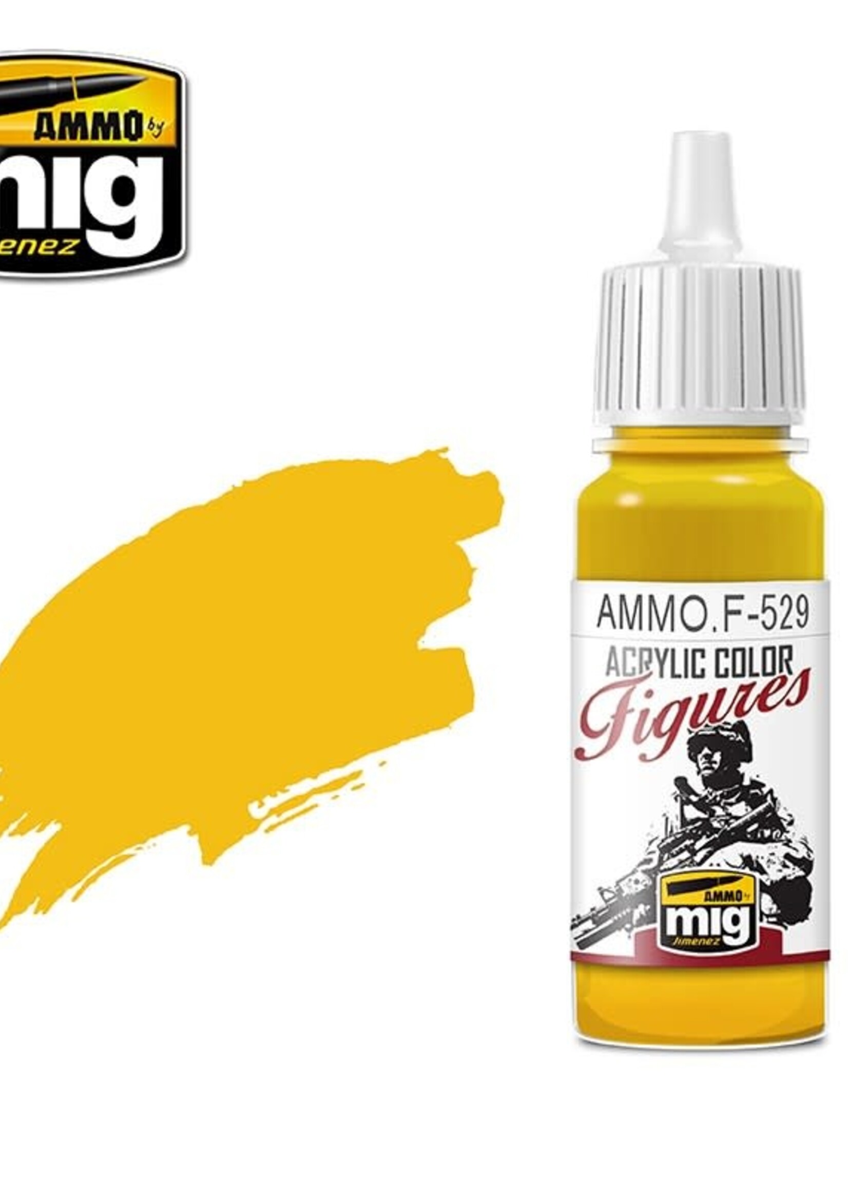 AMMO MIG AMMO MIG -F529 FIGURES PAINTS PURE YELLOW JAR 17ML