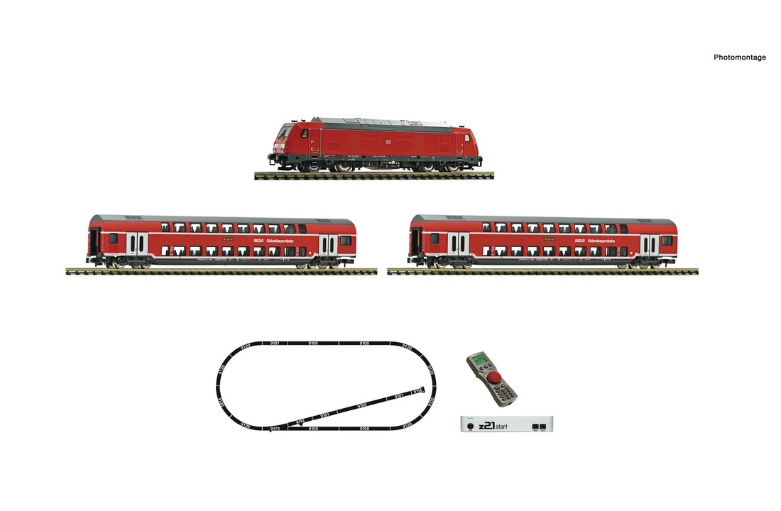 931897- z21 start Digitalset: Diesellokomotive BR 245 mit Personenzug (DCC)