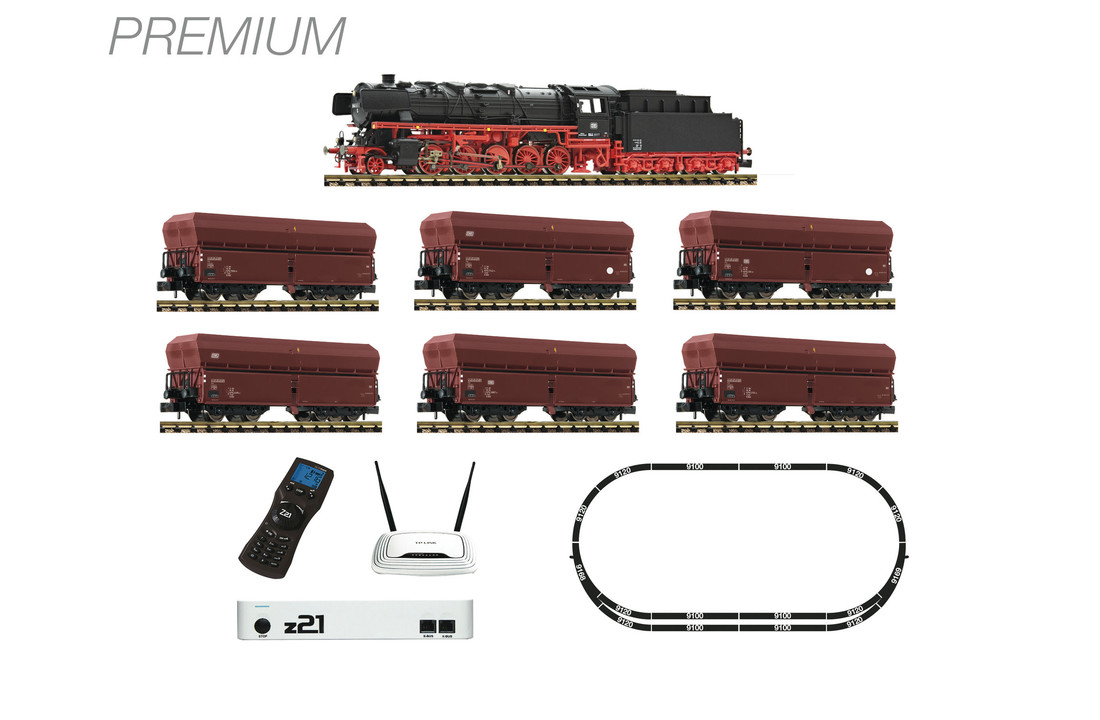 931898- Premium – z21 Digitalset: Dampflokomotive BR 044 mit Erzzug (DCC + Sound)