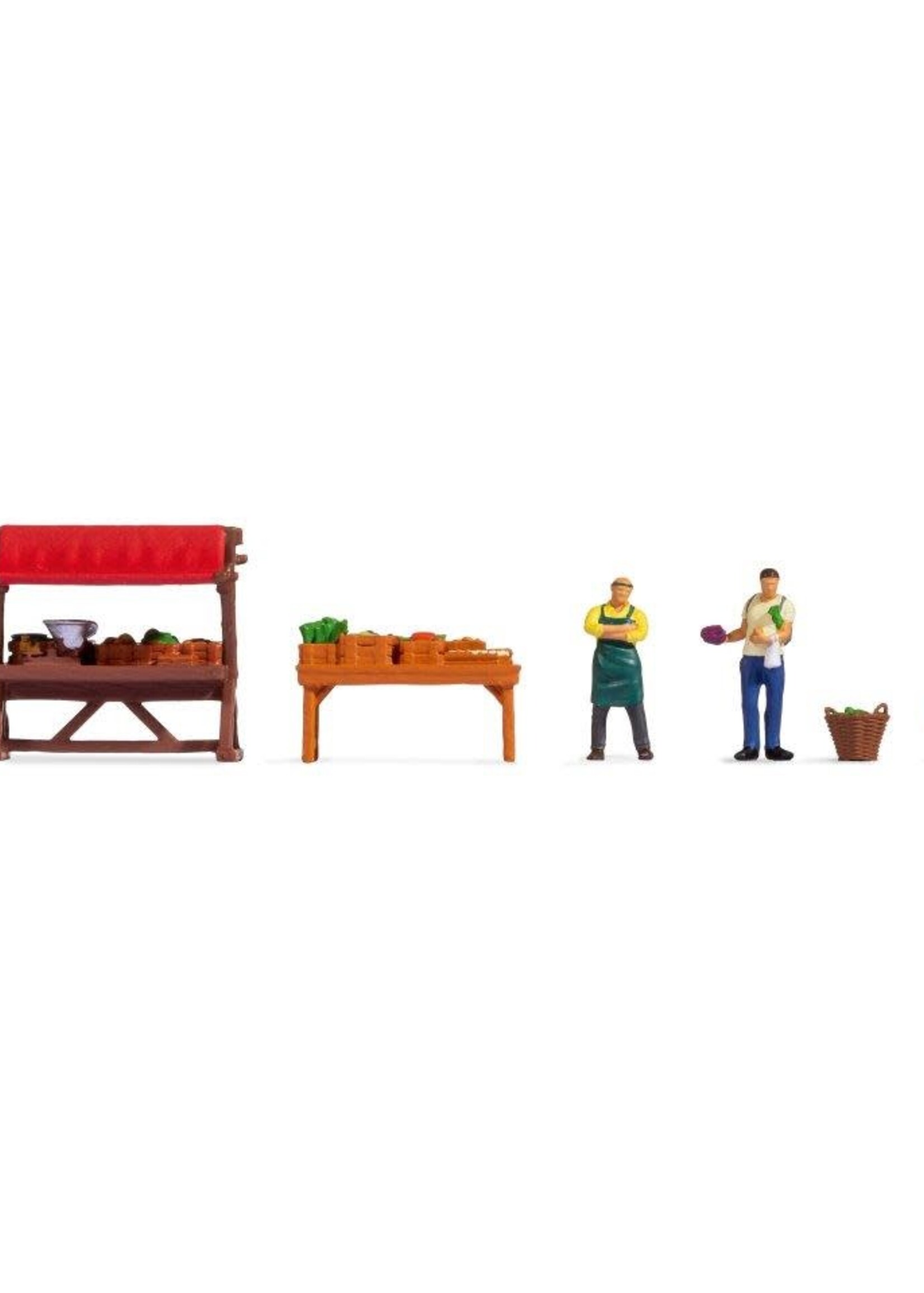 NOCH NOCH 16225 Figurine themed world "Vegetable stall  (H0)