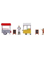 NOCH NOCH 16229 Figuren-Themenwelt "Eis- und Hotdog-Wagen"  (H0)