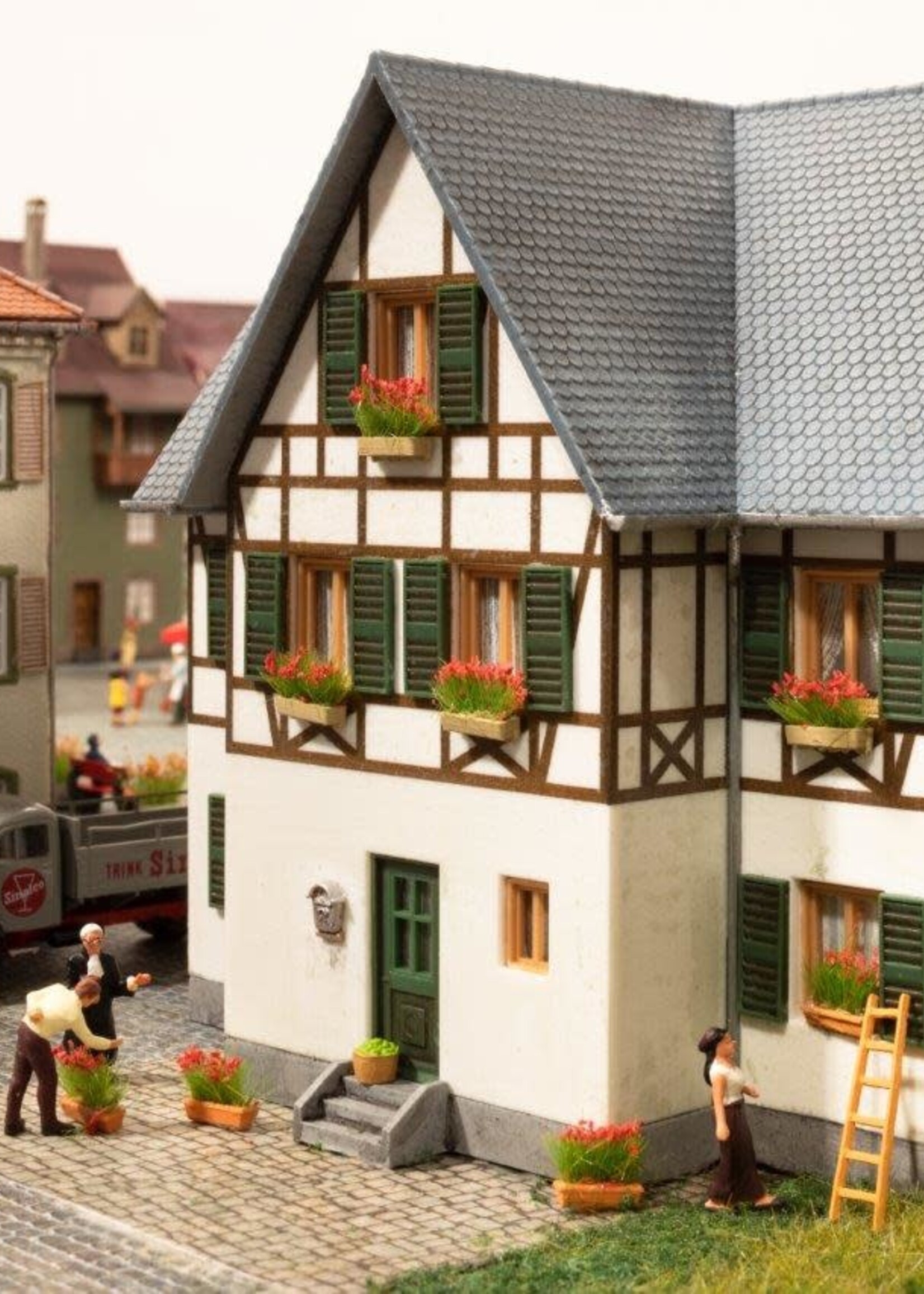 NOCH NOCH 14009 Blumenkästen blühend rot, weiß und gelb  (H0)