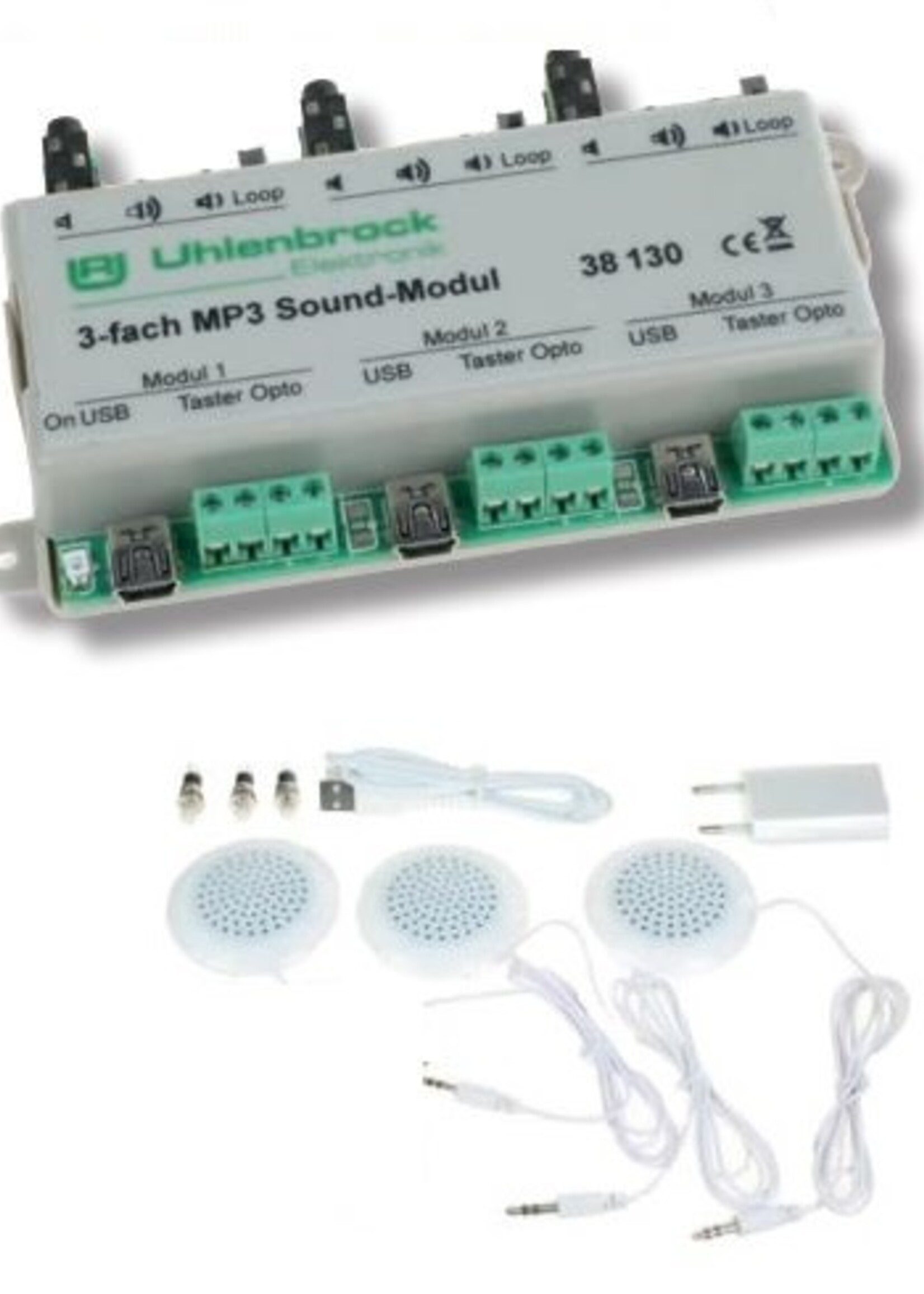 UHLENBROCK UHLENBROCK 38130 3-FACH MP3 SOUND MODUL (1/21) *