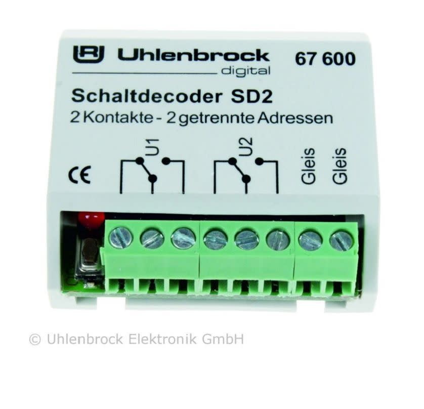 Uhlenbrock 67600 Switch decoder SD2
