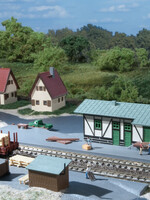 Auhagen AU14451 GÃ¼terschuppen mit LadestraÃŸe (N)