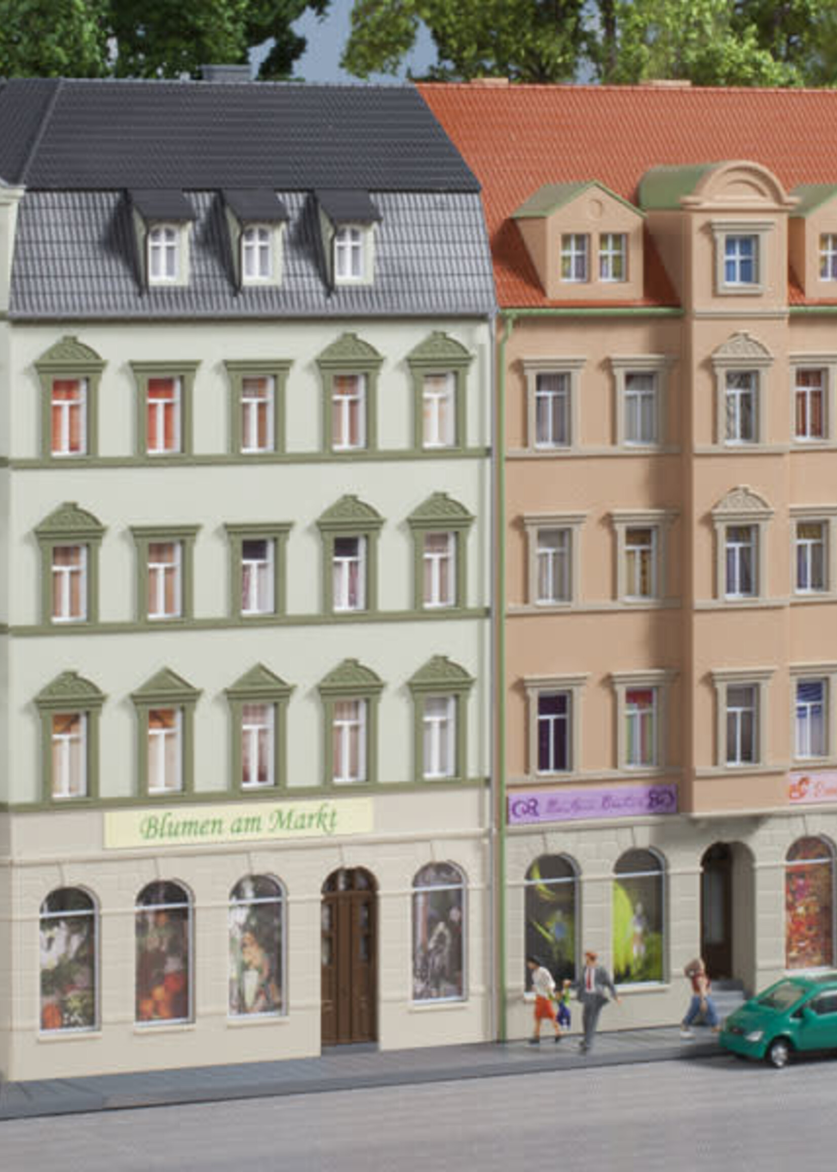 Auhagen AU14478 Eckhaus Ringstraße 1 110x83x123 mm(N)