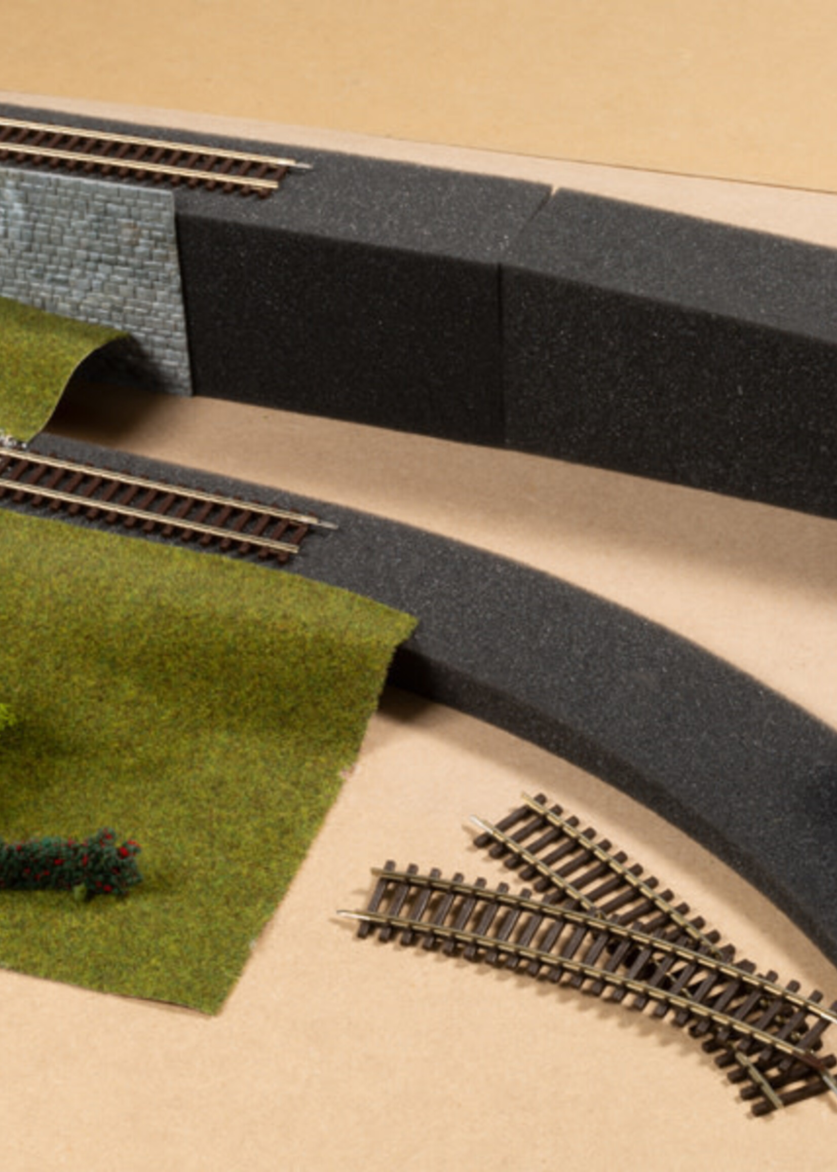 Auhagen AU44598 Verlängerung Bahndammauffahrt(N)