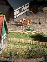 Auhagen AU44626 Kreuz- und Lattenzaun GesamtlÃ¤nge 1800 mm(N)