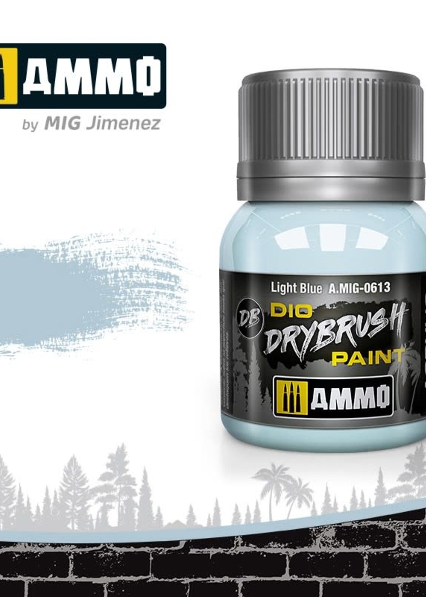AMMO MIG AMMO MIG 0613 DRYBRUSH LIGHT BLUE JAR 40ML