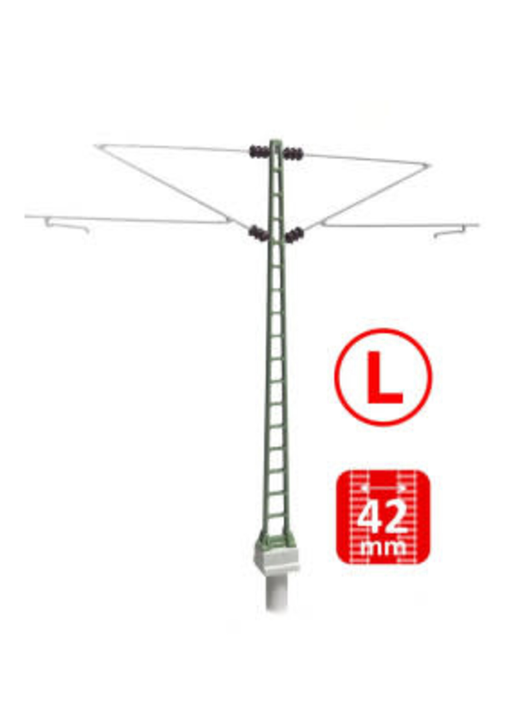 N-Train DB - Middle masts with Re160 brackets - L (3+3 units) (21526)
