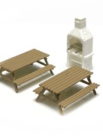 N-Train Tuinbarbecue en 2 picknicktafels (211022)