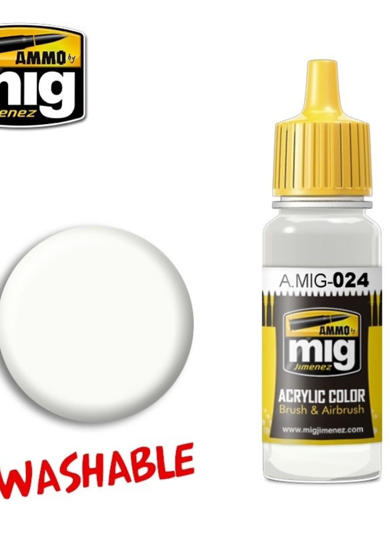 AMMO MIG AMMO MIG 0024 WASHABEL WHITE CAMO JAR 17ML