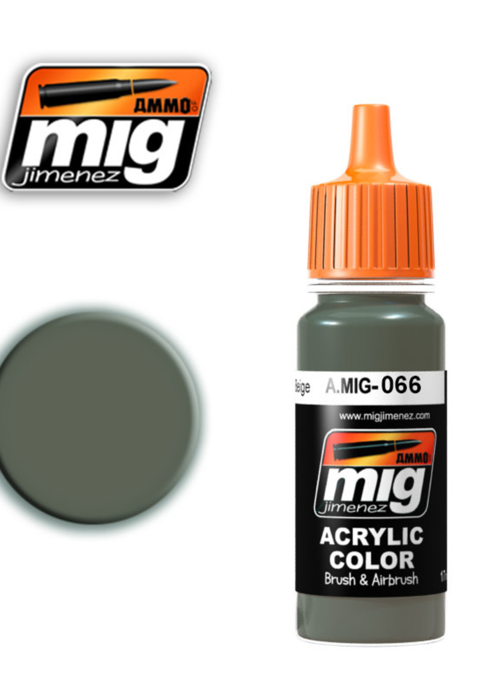 AMMO MIG AMMO MIG 0066 FADED SINAI GREY JAR 17ML