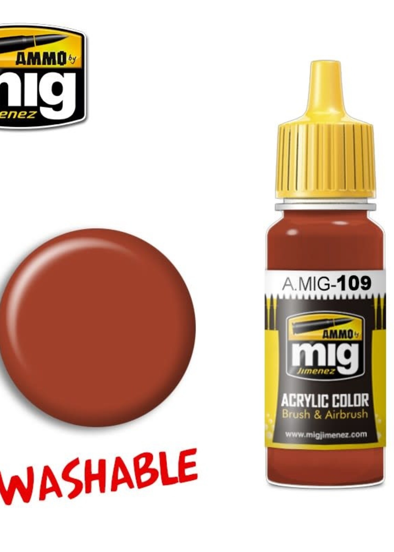 AMMO MIG AMMO MIG 0109 WASHABLE RUST JAR 17ML