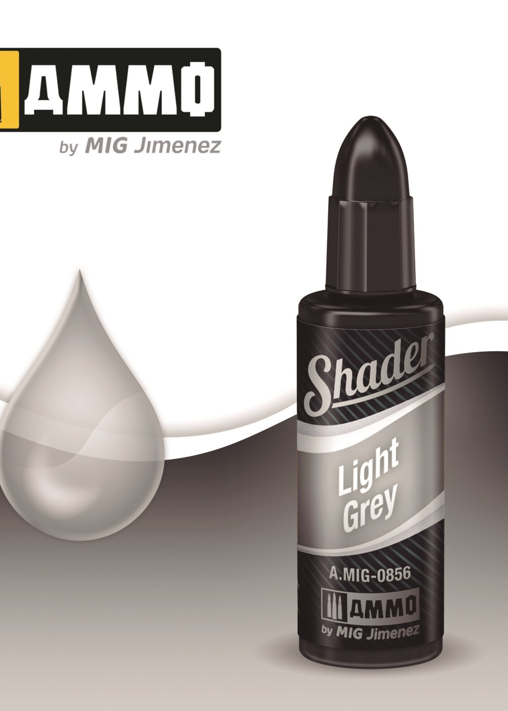 AMMO MIG AMMO MIG 0856 SHADERS LIGHT GREY JAR 10ML