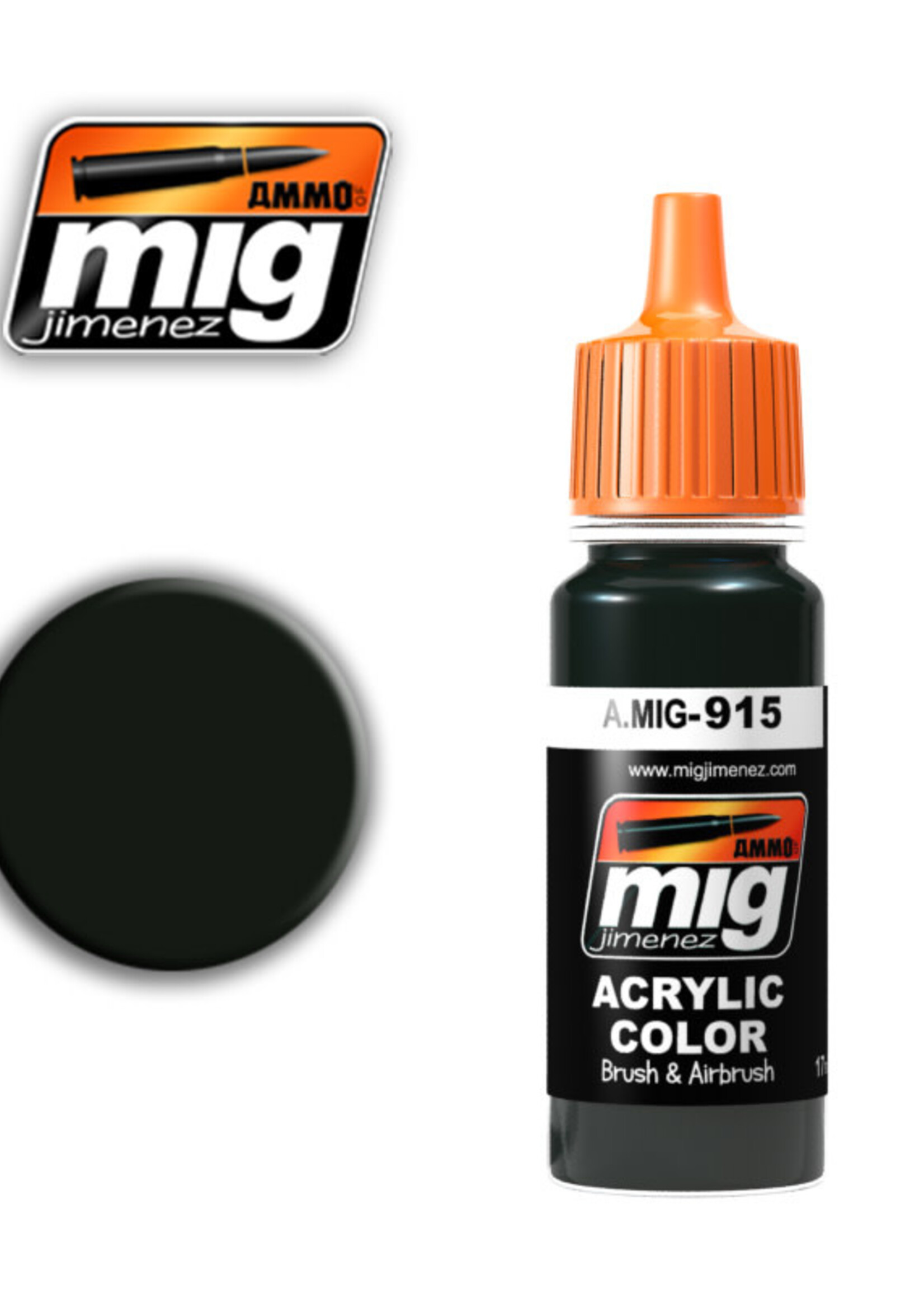 AMMO MIG AMMO MIG 0915 DARK GREEN BS 241 JAR 17ML