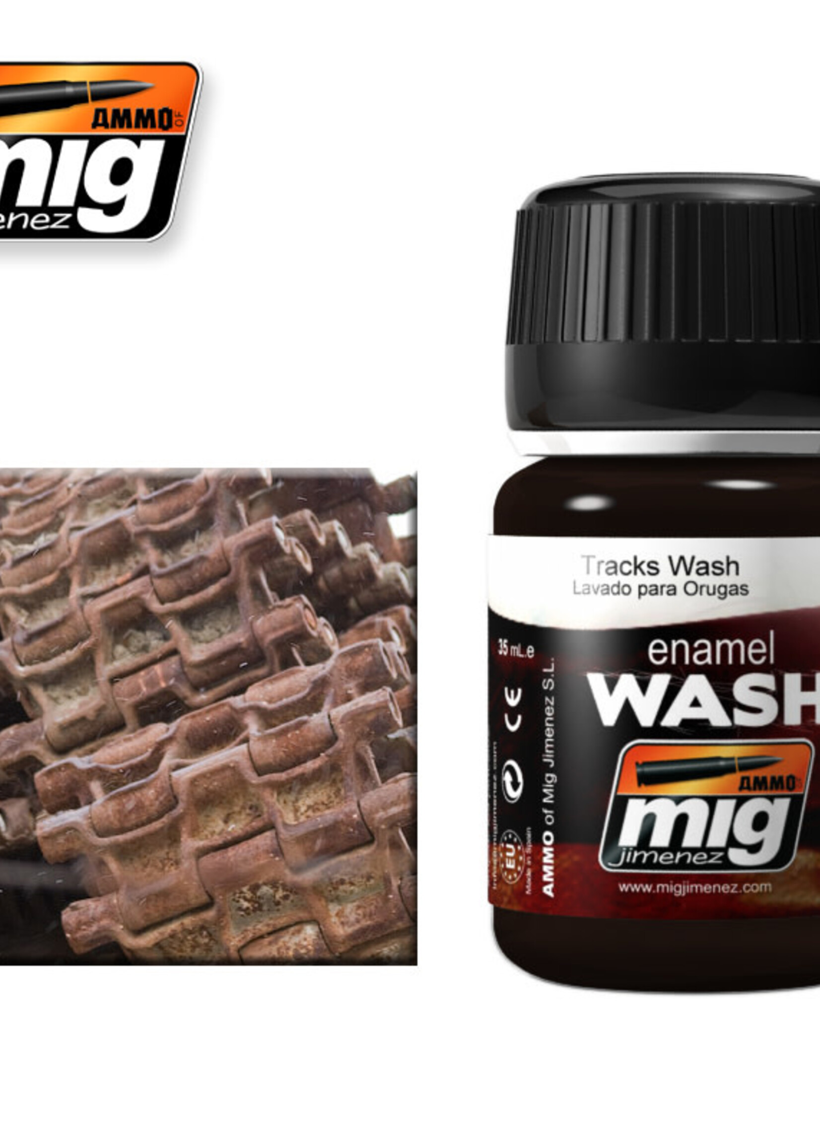 AMMO MIG AMMO MIG 1002 WASH TRACKS JAR 35 ML