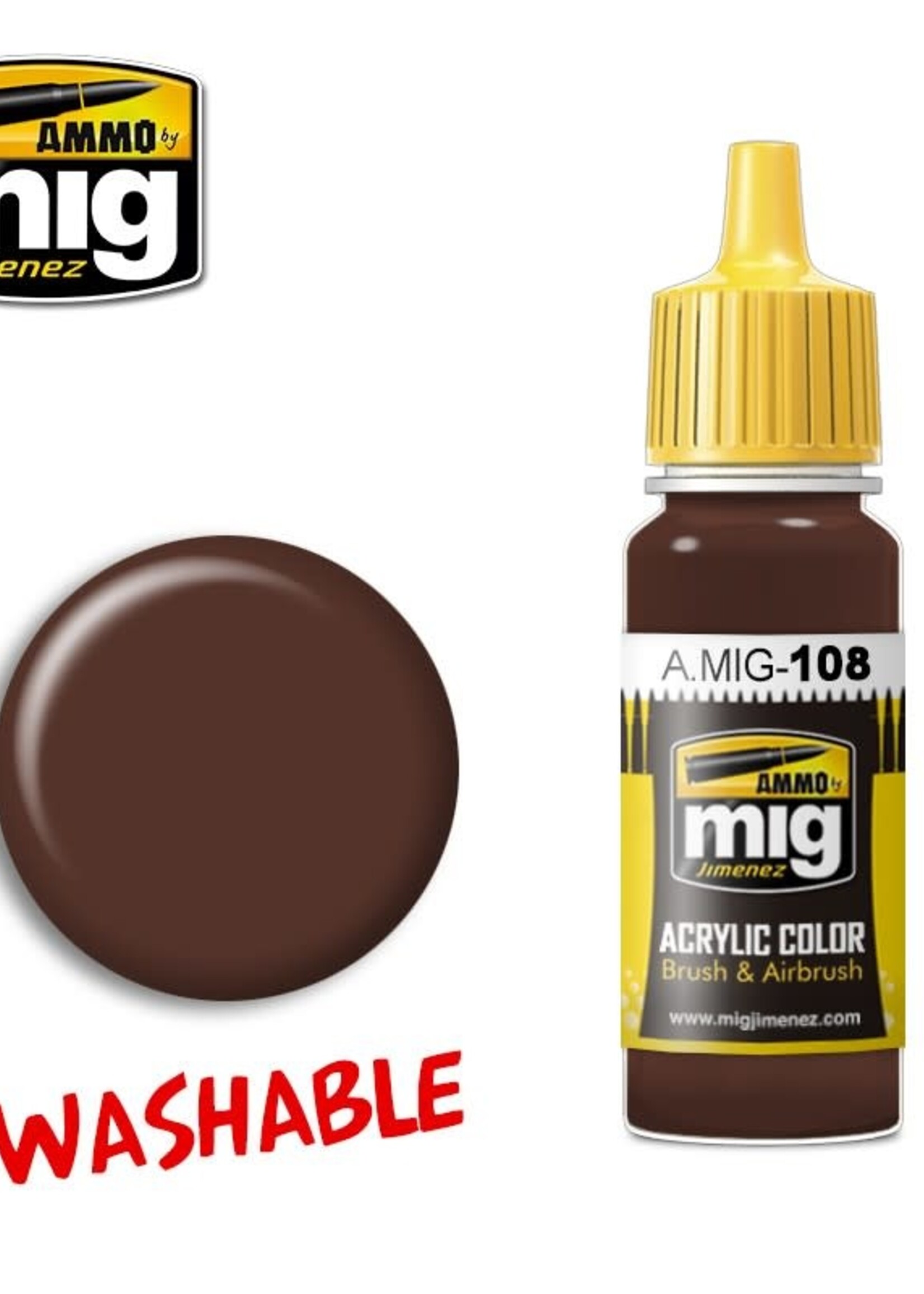 AMMO MIG AMMO MIG 0108 WASHABLE MUD JAR 17ML