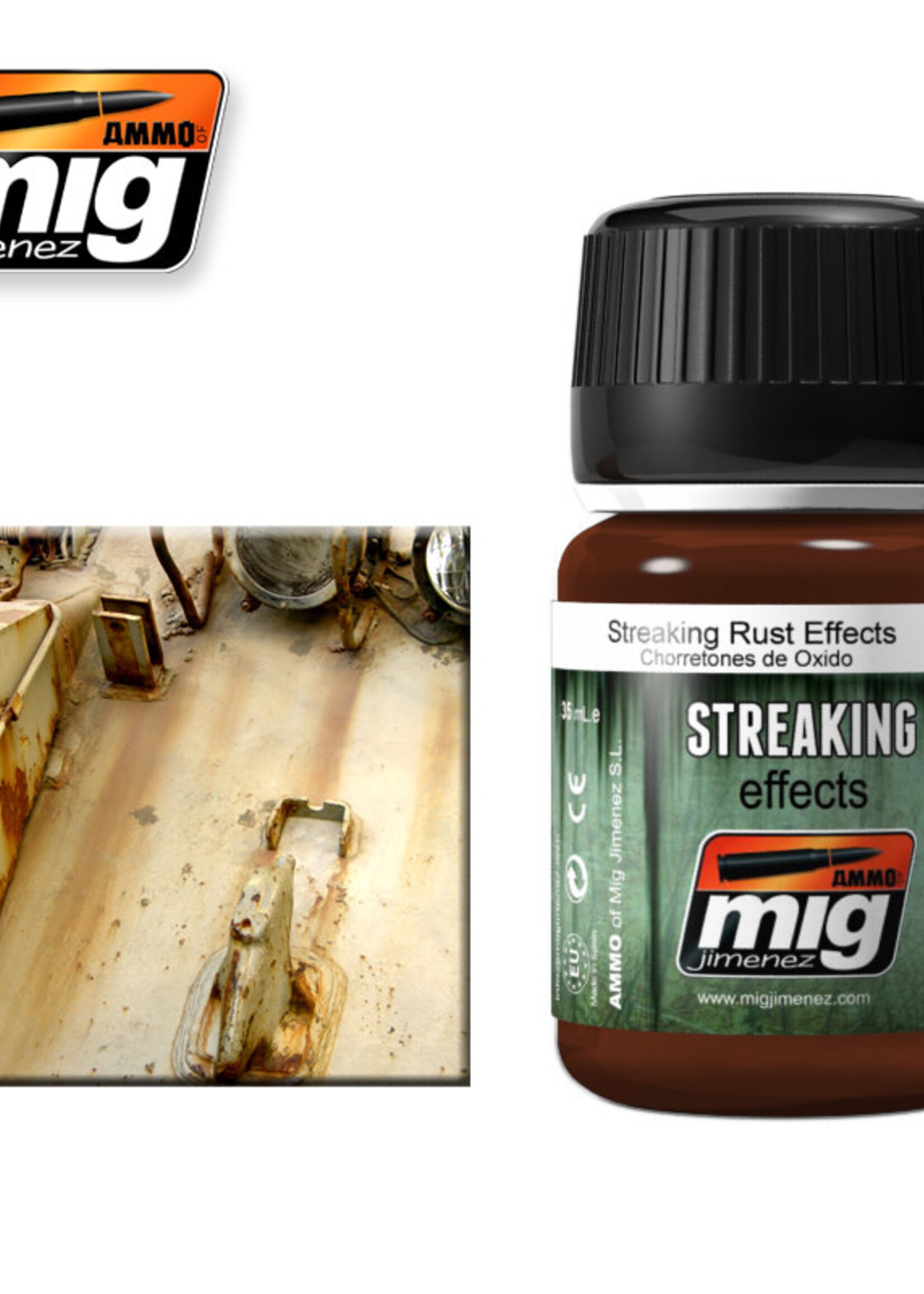 AMMO MIG AMMO MIG 1204 STREAKING GRIME RUST EFFECTS JAR 35 ML
