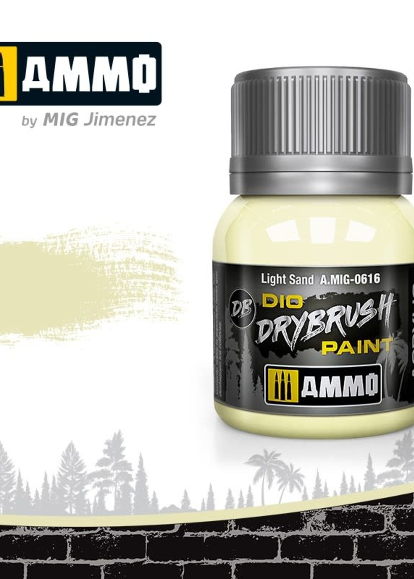 AMMO MIG AMMO MIG 0616 DRYBRUSH LIGHT SAND JAR 40ML
