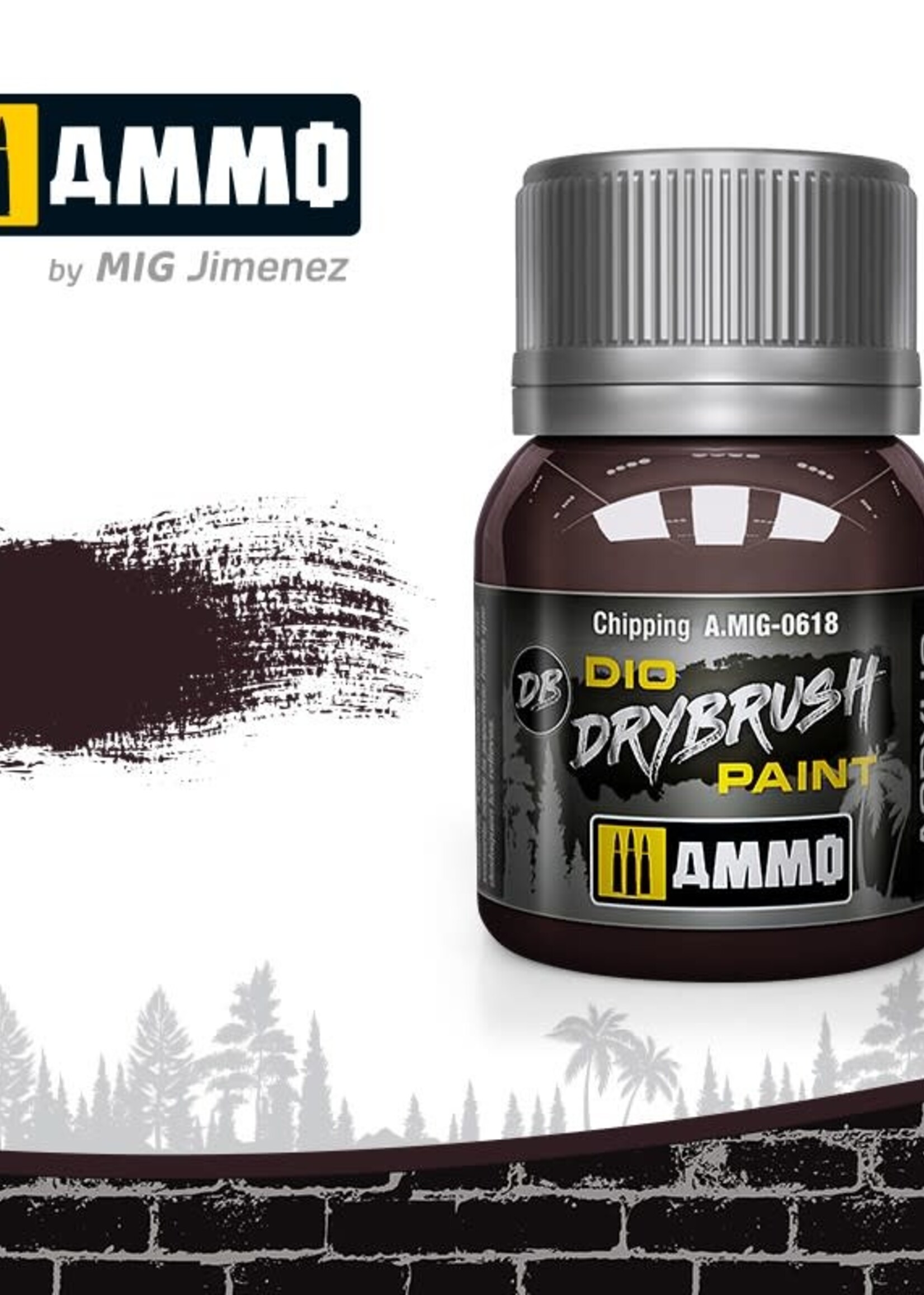 AMMO MIG AMMO MIG 0618 DRYBRUSH CHIPPING JAR 40ML