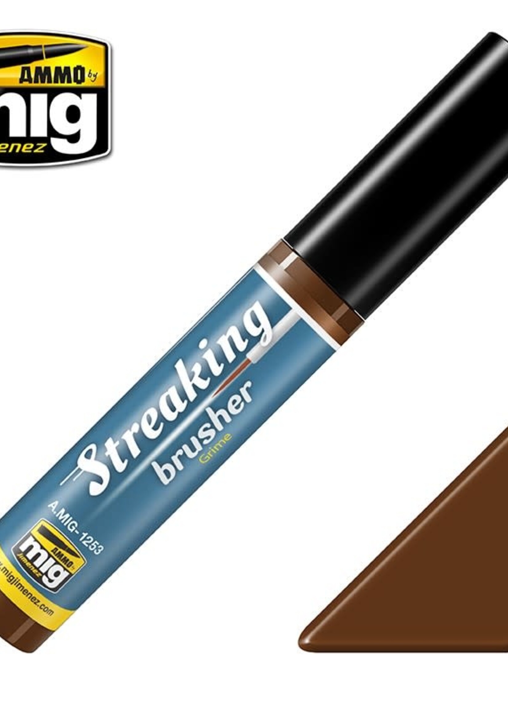 AMMO MIG AMMO MIG 1253 STREAKINGBRUSHER GRIME JAR 10 ML