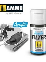 AMMO MIG AMMO MIG 0802 ACRYLIC FILTER NIGHT BLACK JAR 15 ML (5/21) *