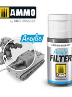 AMMO MIG AMMO MIG 0805 ACRYLIC FILTER MEDIUM GREY JAR 15 ML (5/21) *