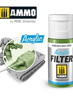 AMMO MIG AMMO MIG 0810 ACRYLIC FILTER BRIGHT GREEN JAR 15 ML (5/21) *