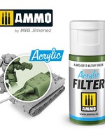 AMMO MIG AMMO MIG 0813 ACRYLIC FILTER MILITARY GREEN JAR 15 ML (5/21) *